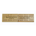 2-Track Wood Folding Cribbage Game